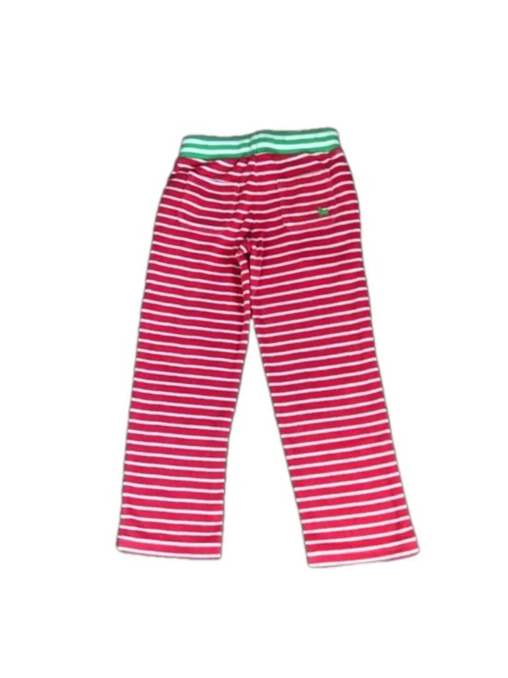 Mini Boden Kids Terry Striped Pool Cover Up Lounge Pants Size 8Y Red